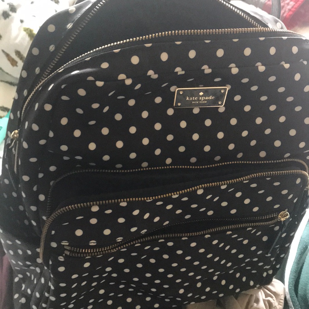 Kate Spade Backpack And Cosmetic Case